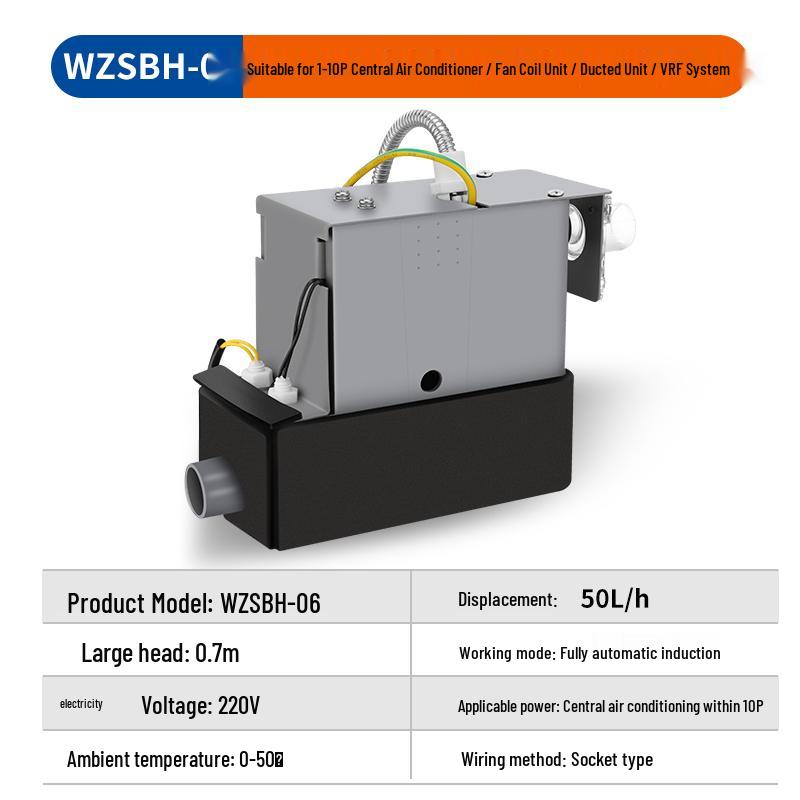 Automatic External Condensate Drain Pump for Air Conditioner Cabinet - Compact Lifting Pump for Home Use