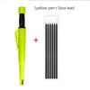 2-in-1 Solid Carpenter Pencils With Sharpener Carpenter 2.8mm Solid Mechanical Pencils Marking Tools Construction/carpenters
