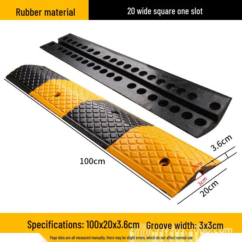 Rubber and Plastic Cable Protection Speed Bump
