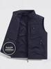 Wasserdichte Fleeceweste für Herren - Beidseitig, Dick, Mehrere Taschen, Outdoor-Gilet