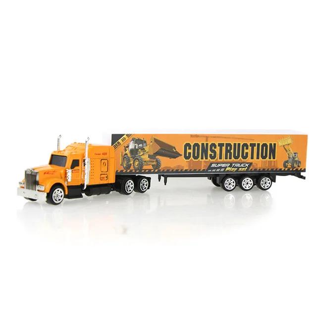 1 Stück Container Öltankwagen Schiebende Legierung LKW Modell Diecast Auto Spielzeug Mehrfarbige Fahrzeuge Spielzeug Pädagogisches Spielzeug für Kinder Geschenk