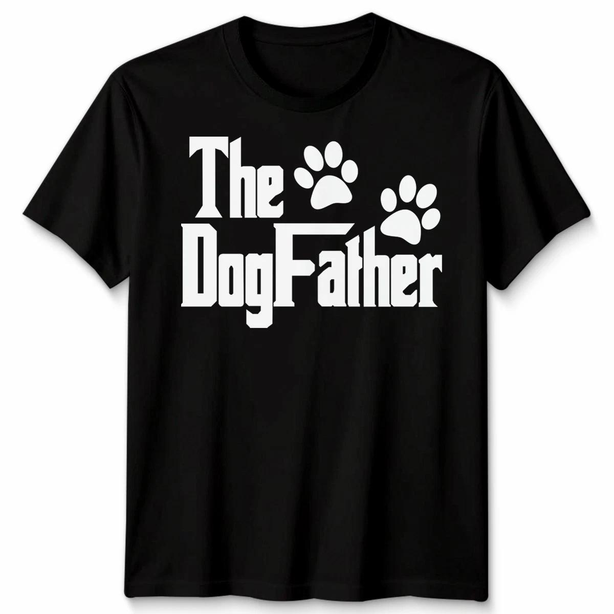 Unisex T shirt The Dogfather Funny Father S Day Gift For Dog Dads L