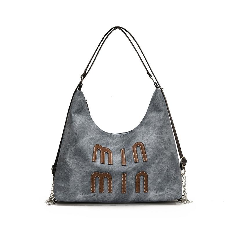 Casual retro large-capacity bag women's bag personalized beauty fashion shoulder messenger bag tote bag