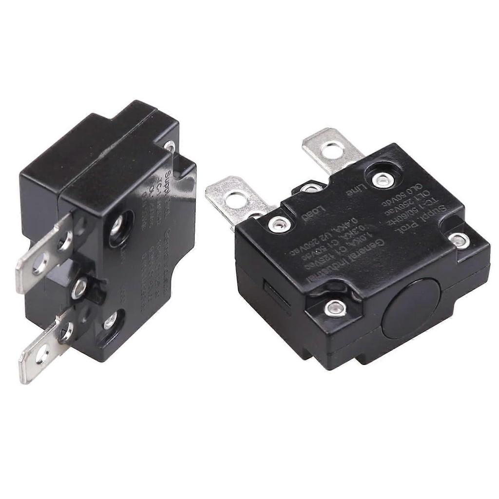 2Pcs Thermal Circuit Breaker 15Amp Thermal Overload Protector L2 Series 125-250V