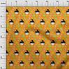 oneOone Cotton Flex Mustard Yellow Fabric Asian Japanese Fan Craft Projects Decor Fabric Printed By The Yard 40 Inch