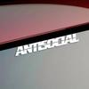 "ANTISOCIAL"Stickers,cool & Funny stickers,Decoration for Car Truck Motorcycles  Laptop