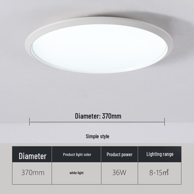 Ultradünne wasserdichte LED-Deckenleuchte für Badezimmer, Balkon, Schlafzimmer, Küche und Flur.