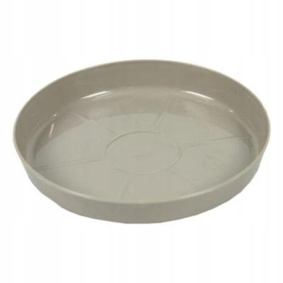 Taupe Flowerpot Saucer 234 X 34 Cm Plastic
