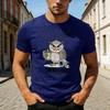 Búho No Soy Viejo Solo Necesito un Poco de Cinta Adhesiva Camiseta Genial Estampado de Búho Ropa Amante de los Búhos Moda Tops con Estampado Gráfico