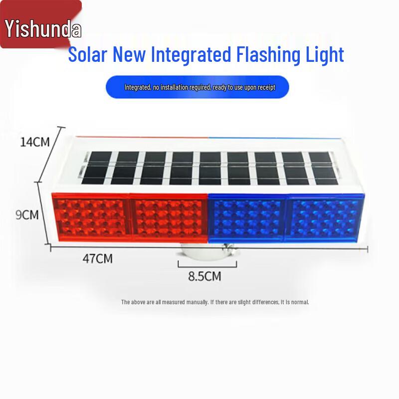 Yishunda Solar LED Flashing Warning Light