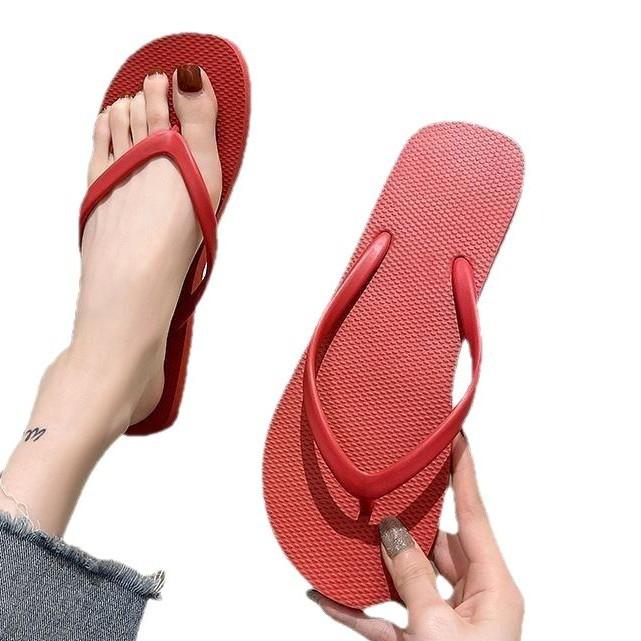 Čtyřsezónní univerzální domácí a volnočasové žabky s plochou podrážkou Denní venkovní plážové boty Pantofle Ženy