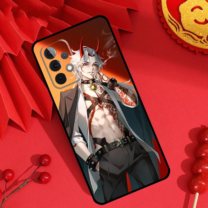Arataki Itto Genshin Impact Case For Samsung Galaxy M15 M55 M31 M13 M11 M12 M14 M06 M16 M36 M56 M53 M32 M52 M35 M34 M54