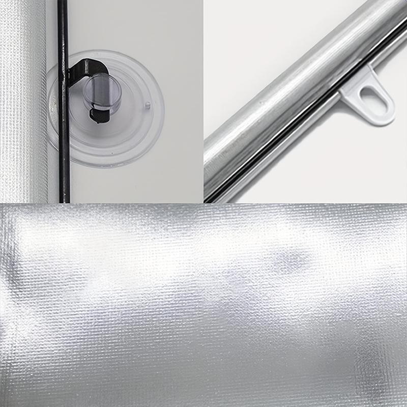 1 set Solskydd för sommaren Värmeisolering Solskydd Enkel installation Automatisk infällbar solskydd