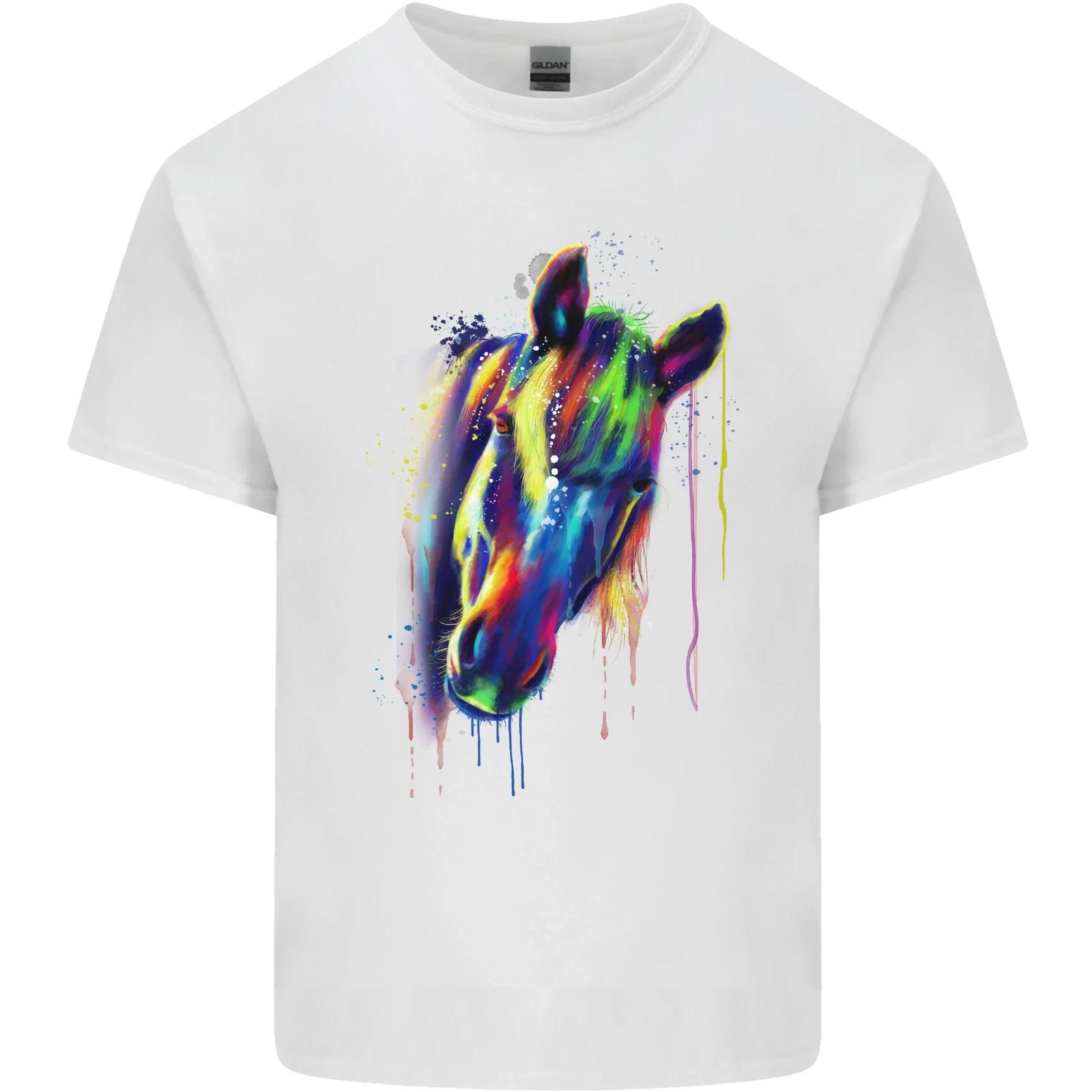 Watercolour Horse Kids T-Shirt Childrens 3XL