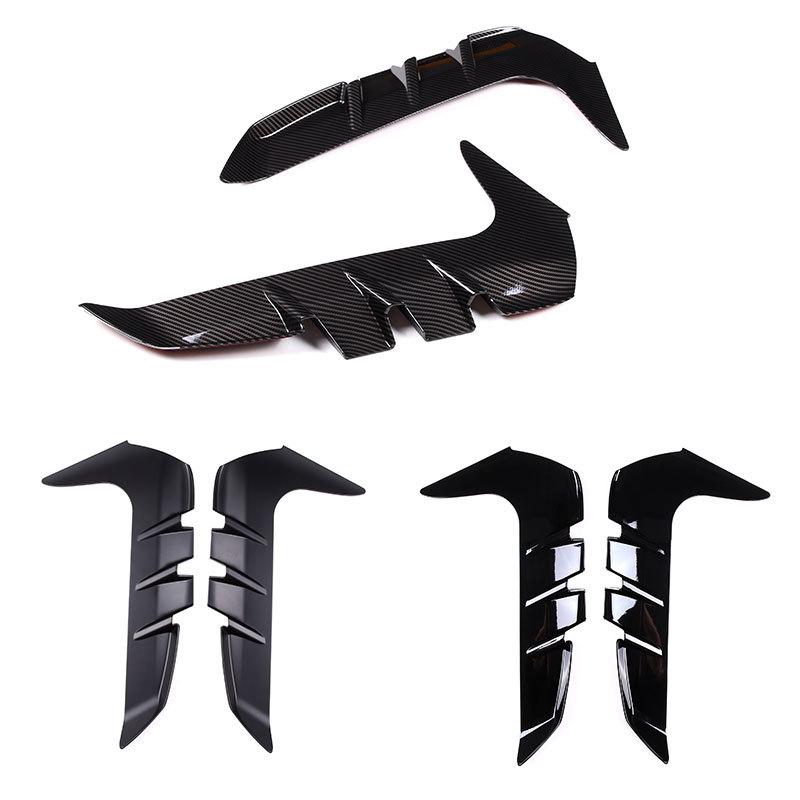 For Subaru BRZ  For Toyota GR 86  ABS Matt Black Car Fender Side Air Vent Outlet Cover Trim Sticker Car Accessories