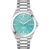 Strike Turquoise Silver Stainless Steel Men's Quartz Watch 1514171