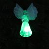 Decorative Pathway Lighting Solar Angel Garden Light, LED Yard Stake Waterproof Stakes Memorial Lamp for Cemetery Graveyard Patio Lawn Decor