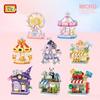 Loz Micro-Particle Pet Shop Ferris Wheel Scene Miniature Building Blocks - Children's Toys & Christmas Gift