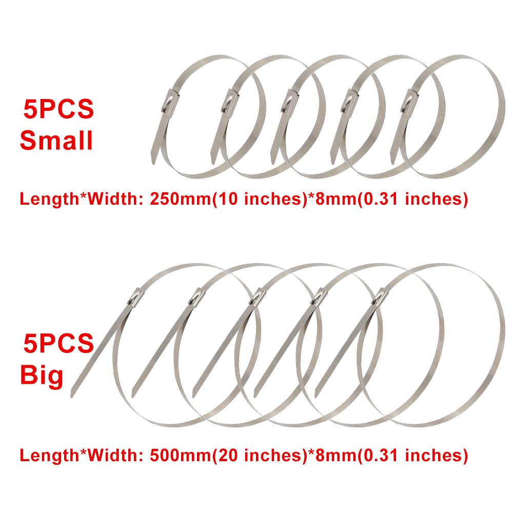 Half Shaft Boot Band Buckle Clamps ATV Auto CV Joint Banding Boot Axle Clamp Tool With CV Repair Install Tools 10PC