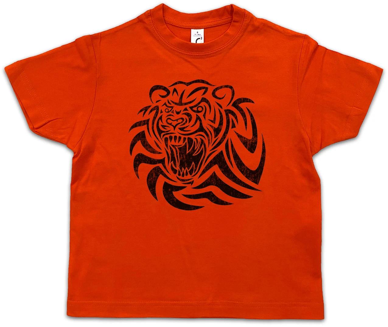 TRIBAL TIGER I Kids Boys T-Shirt Celtic Celts Religion Symbol Culture Tattoo Art 120
