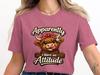 Sassy Highland Cow T-Shirt, Apparently I Have Attitude Tee, Funny Farm Animal Shirt