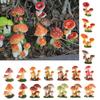 Mushroom Figurine Garden Terrarium Decor