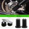 Harley Touring Rear Shock Absorber Dust Cover - Black Rubber Motorcycle Accessory