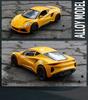 1/24 Lotus EMIRA Supercar Alloy Die Cast Toy Car Model Sound and Light Children's Toy Collectibles Birthday Gift