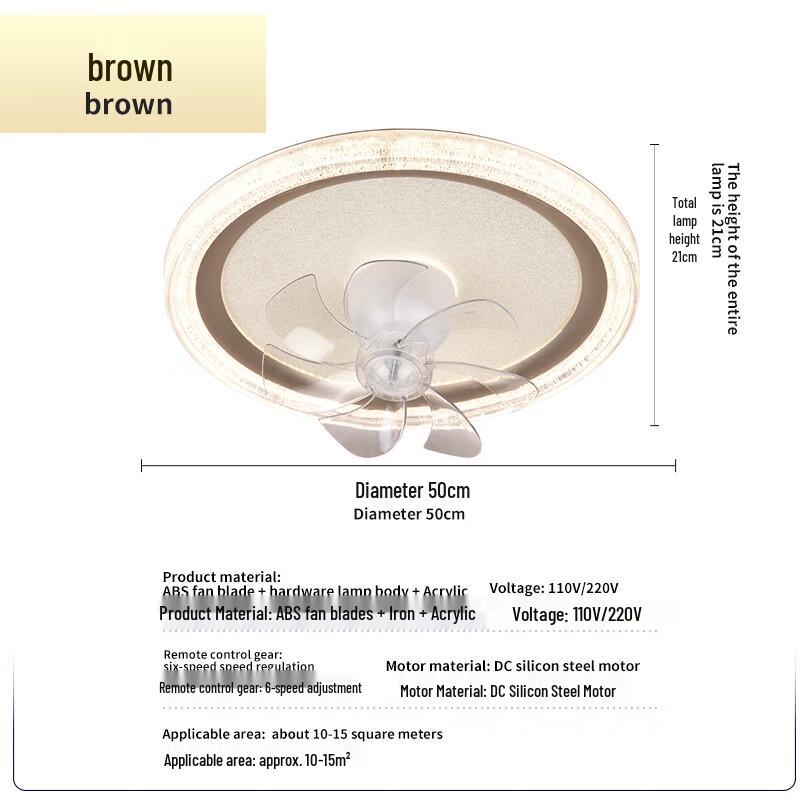 oeny Smart Inverter Ceiling Fan with Light
