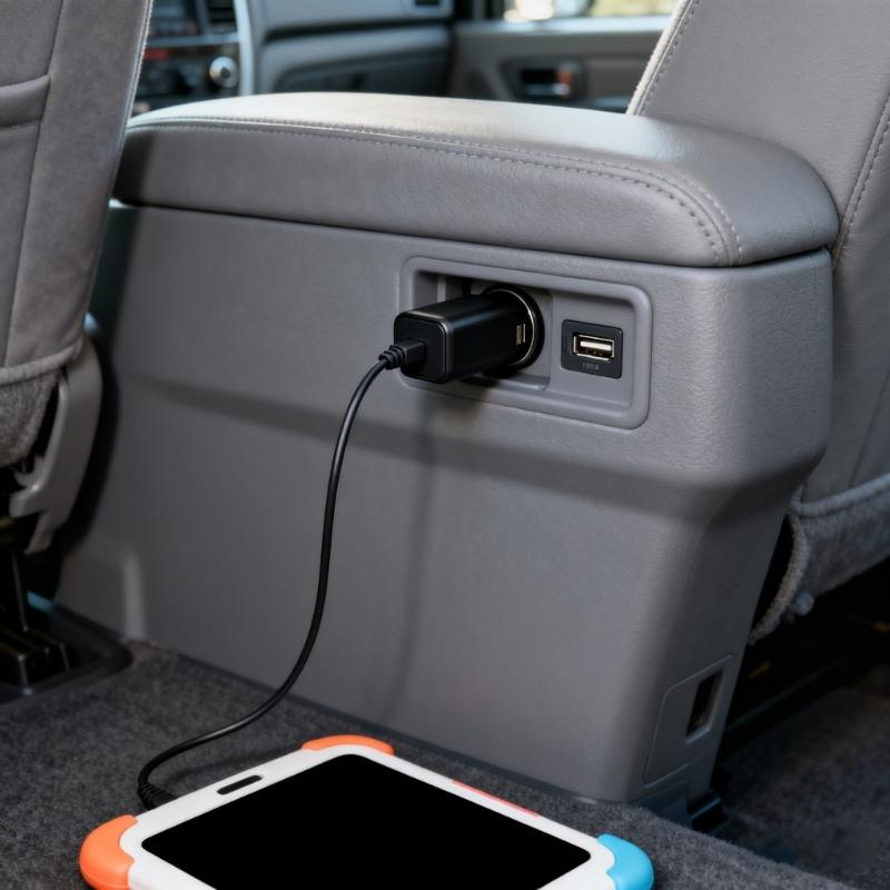 USB C Car Cigarettes Lighter Adapter 3.5m Extended Cord Universal DVR Dashcam Safe Charging Solution