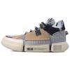 Li Ning Vintage Slip Resistant Abrasion Resistant Mid top Basketball Shoes Men's Gray AGWN041-3