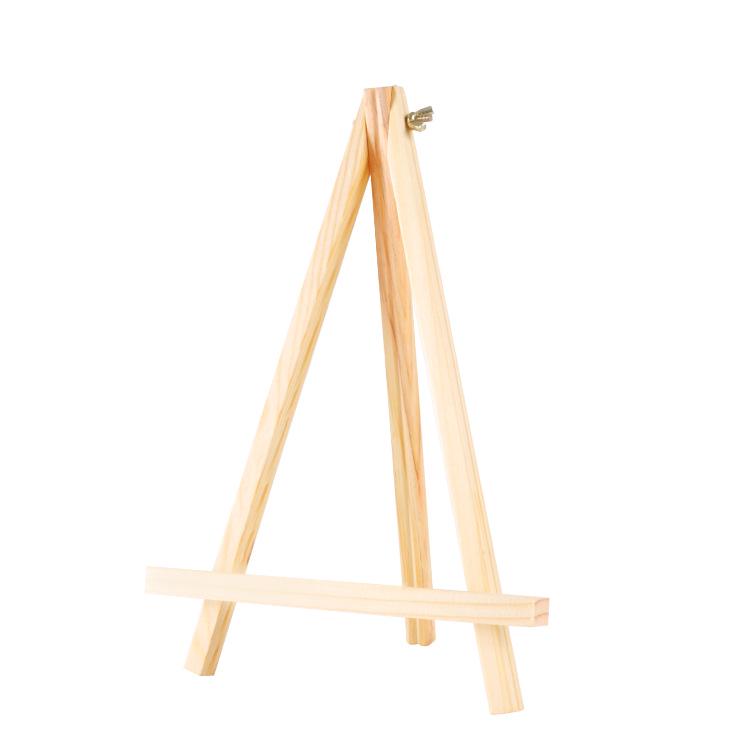Wooden Mini Easel Desktop Tripod Frame Stand 15x8