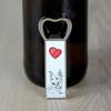 Basque Shepherd Dog, Basque Sheepdog – Bottle opener with a dog, personalized fridge opener | Art-Dog