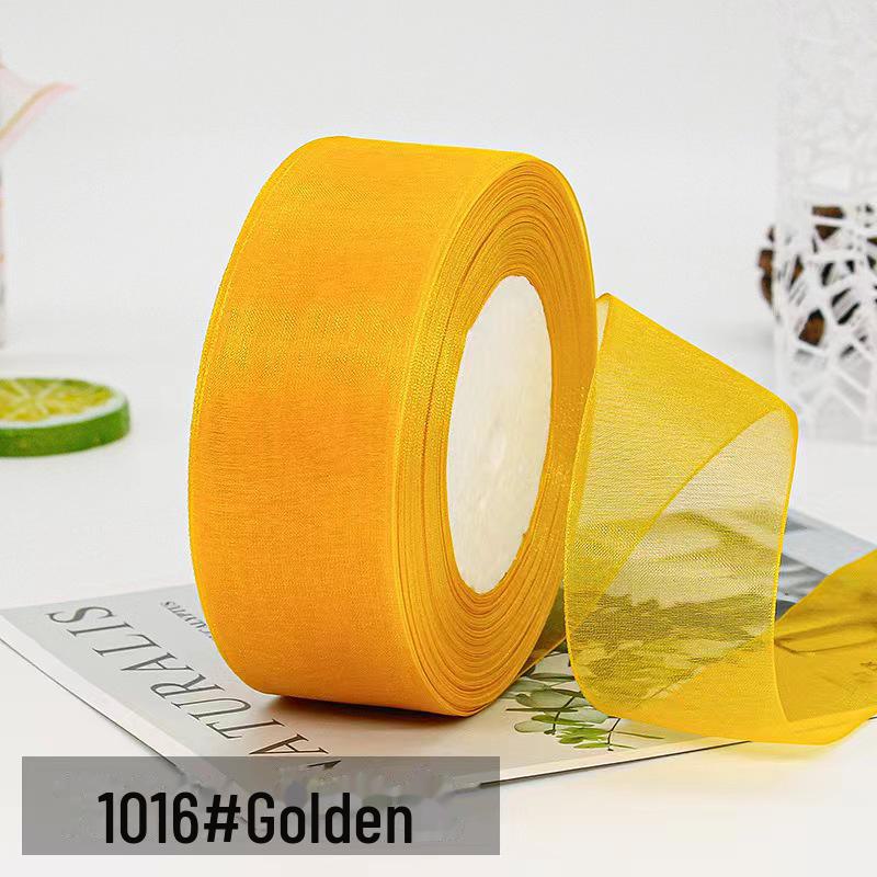4cm Schneegarn Transparentes Band für DIY Haaraccessoires und Geschenkverpackung