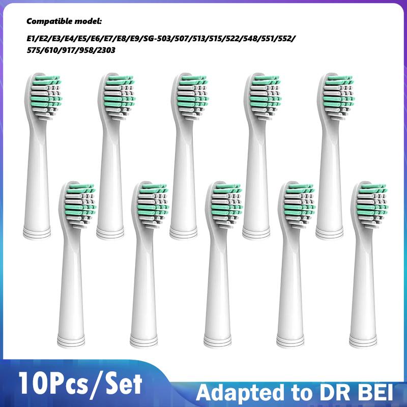 Cabeças de escova de dentes de substituição compatíveis com a cabeça de escova elétrica de substituição Seago Sonicare Soft