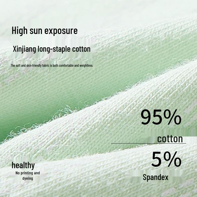 LANGSHA Women's Pure Cotton Mid-Rise Antibacterial Underwear