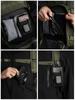 TACTICAL GEEK TCM4 Mini Organizer EDC Akcesorium do plecaka z gładkim rzepem na rzep, Otwierana z tyłu kieszeń i Panel Insertowy z siatką na akcesoria Admin Bag, Modułowy, Czarny