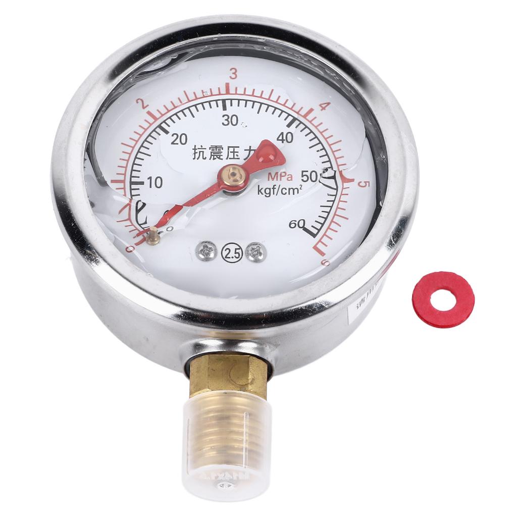 Pressure Gauge Class 1.6 Anti Seismic High Accuracy Industrial Pressure Dial Tester for Electricity Petroleum Chemical