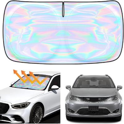 Für Chrysler Pacifica 2017-2026 Windschutzscheiben-Sonnenschutzabdeckung - Maßgeschneiderter Chrysler Pacifica Sonnenschutz Faltbarer Frontscheiben-Sonnenschutz Sonnenschutzblenden-Schutz
