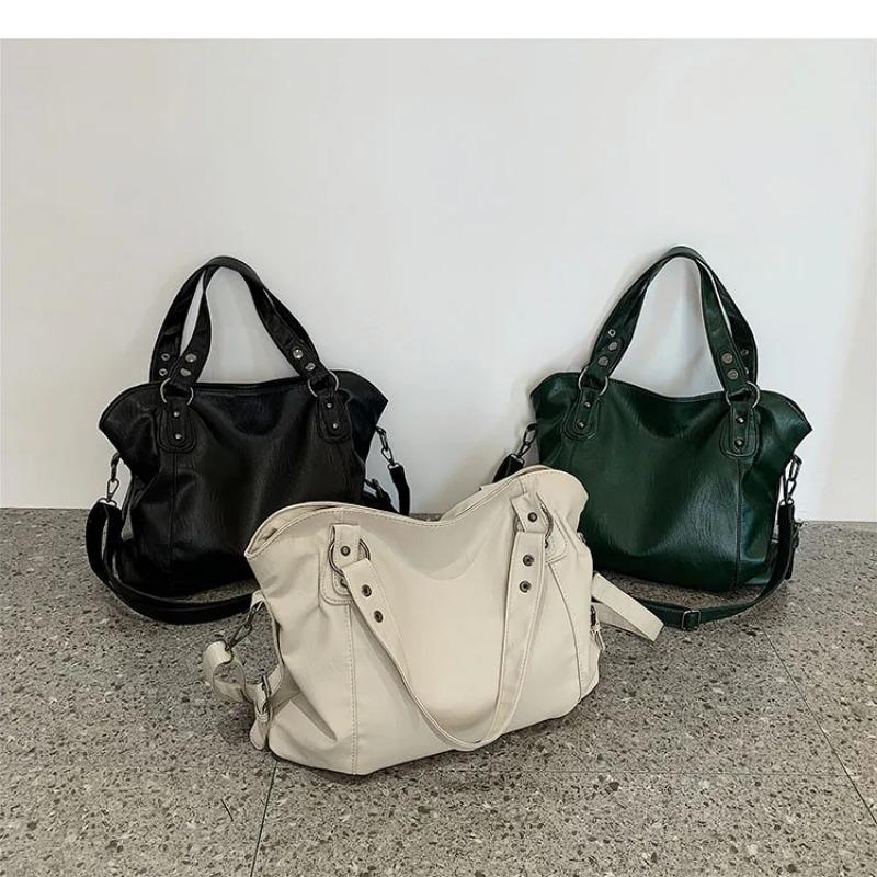 Große Tragetasche für Damen 2025 Neu im Modedesign Hohe Kapazität Leder Schulter-Seitentasche Damen-Shopper Handtaschen Geldbörse