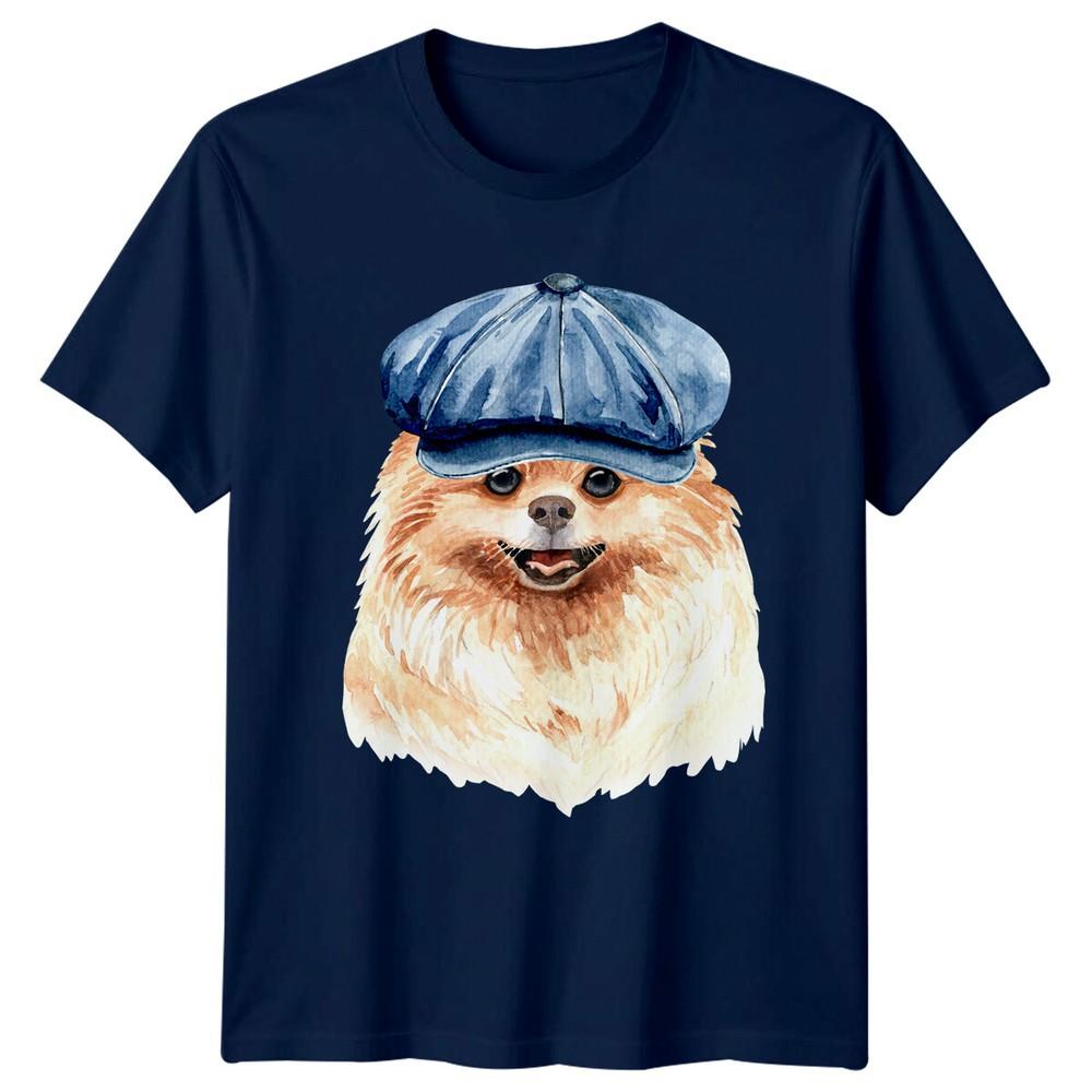 Pomeranian Dog Breed Watercolor Art Unisexs TShirt Canine Pet Lover