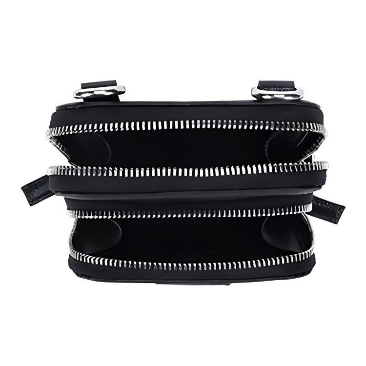 Prada Saffiano Leather Shoulder Crossbody Waist Bag Men Bags Black 2ZH126-053-F0002