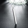 Chic 925 Sterling Silver Bar Pendant Chocker Statement Necklaces Punk Style New Year's Gifts Fine Jewelry For Women Collares