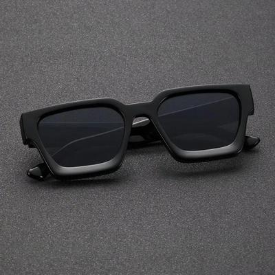 1 szt. Unisex Plastikowe Modne Okulary Przeciwsłoneczne z Kwadratowymi Oprawkami Do Fotografii Ulicznej i na Wycieczki na Plażę Akcesoria do Jazdy