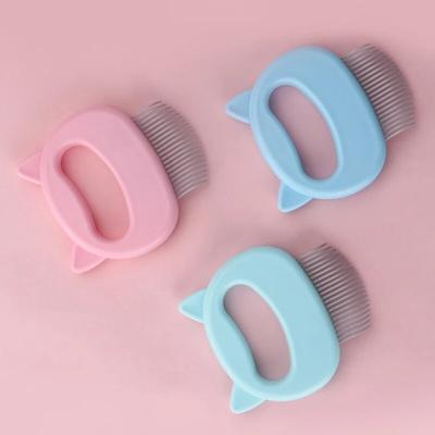 Pet Cat Comb Shell Shape Hair Removal Brush for Long and Short Hair Open Knot Comb Pet Cleaning Grooming Supplies