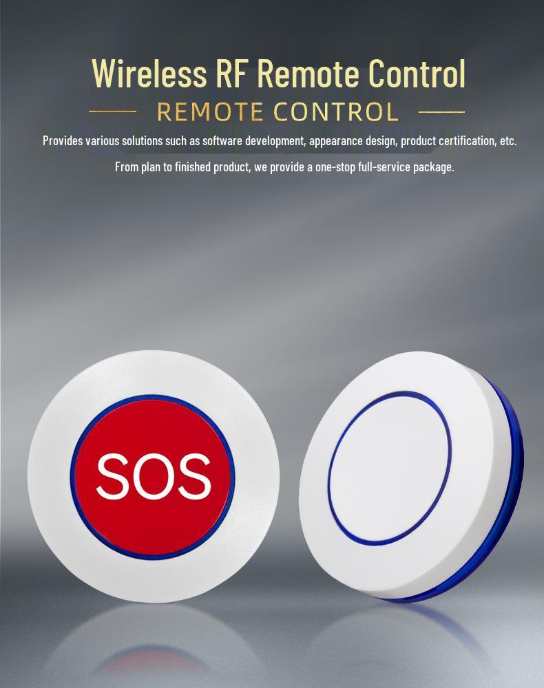 Wireless Medical SOS Alarm with One-Button Remote Control
