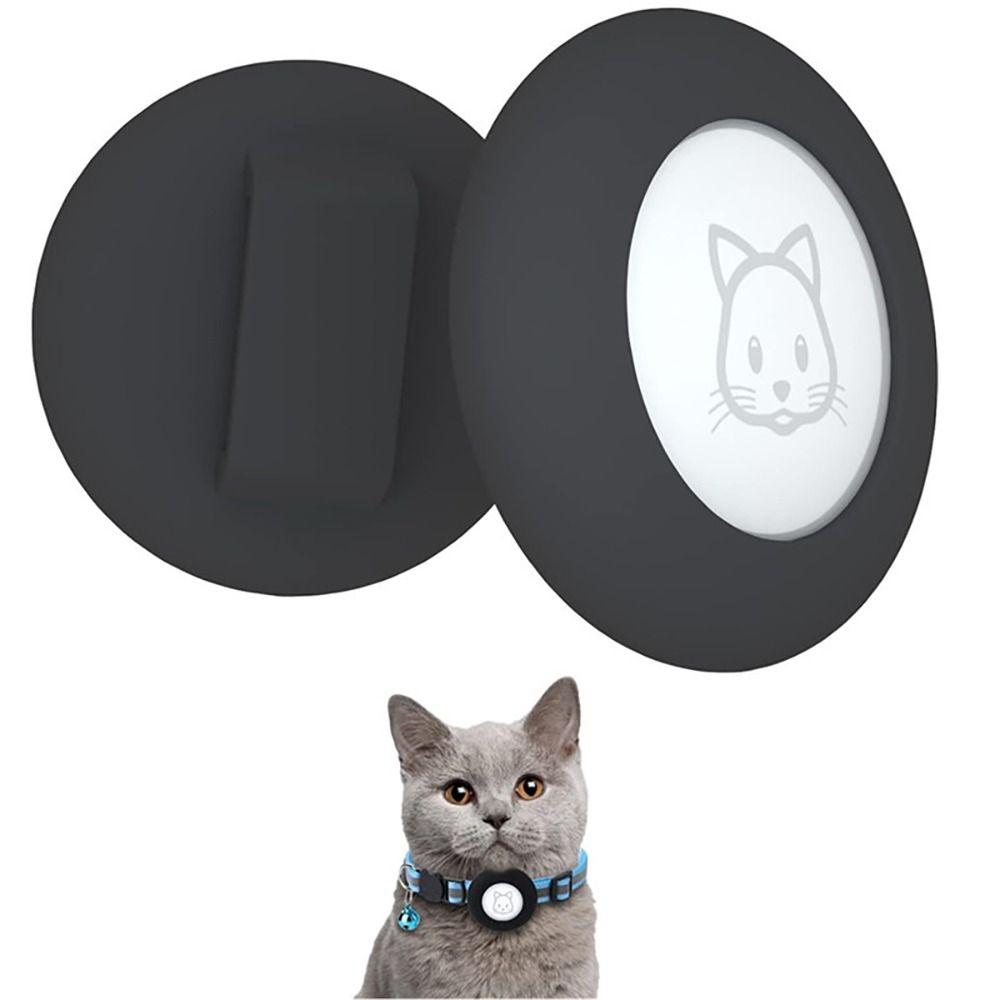 for Apple AirTag Dog Collar Case Anti-Lost GPS Tracker Protector Protective Silicone Holder Tracker Keychain Item Finders Holder 2