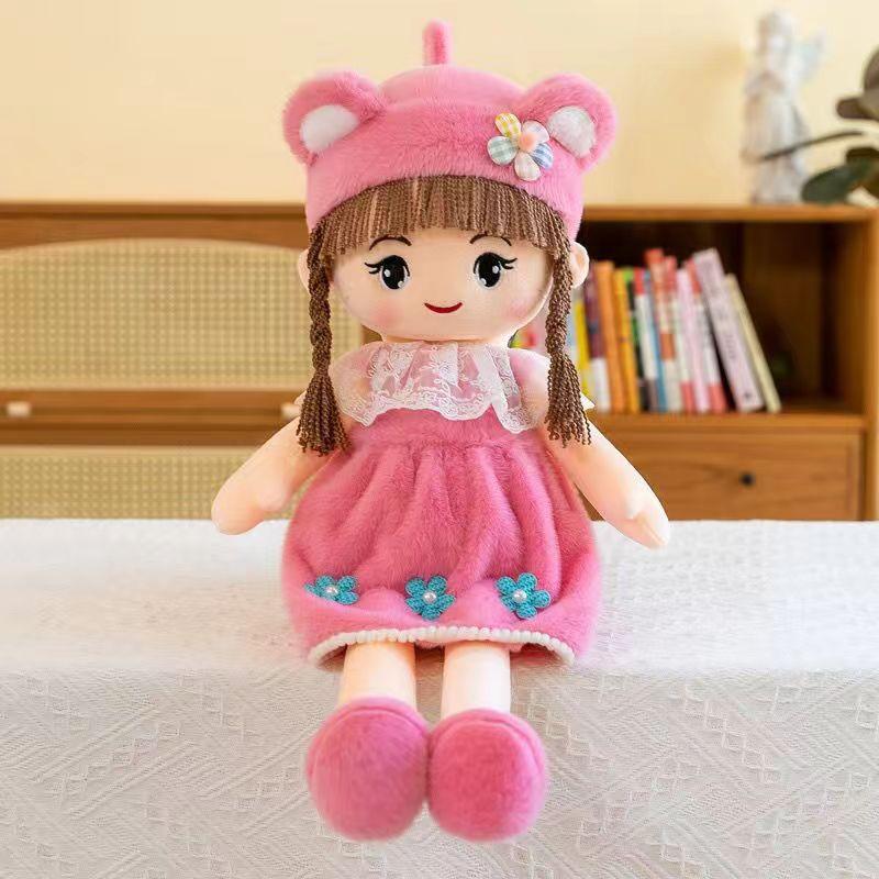 45Cm Kawaii Plush Girl Doll Rabbit Ears Soft Plush Doll Cute Plush Toy Girl Toy Children Birthday Christmas Gift