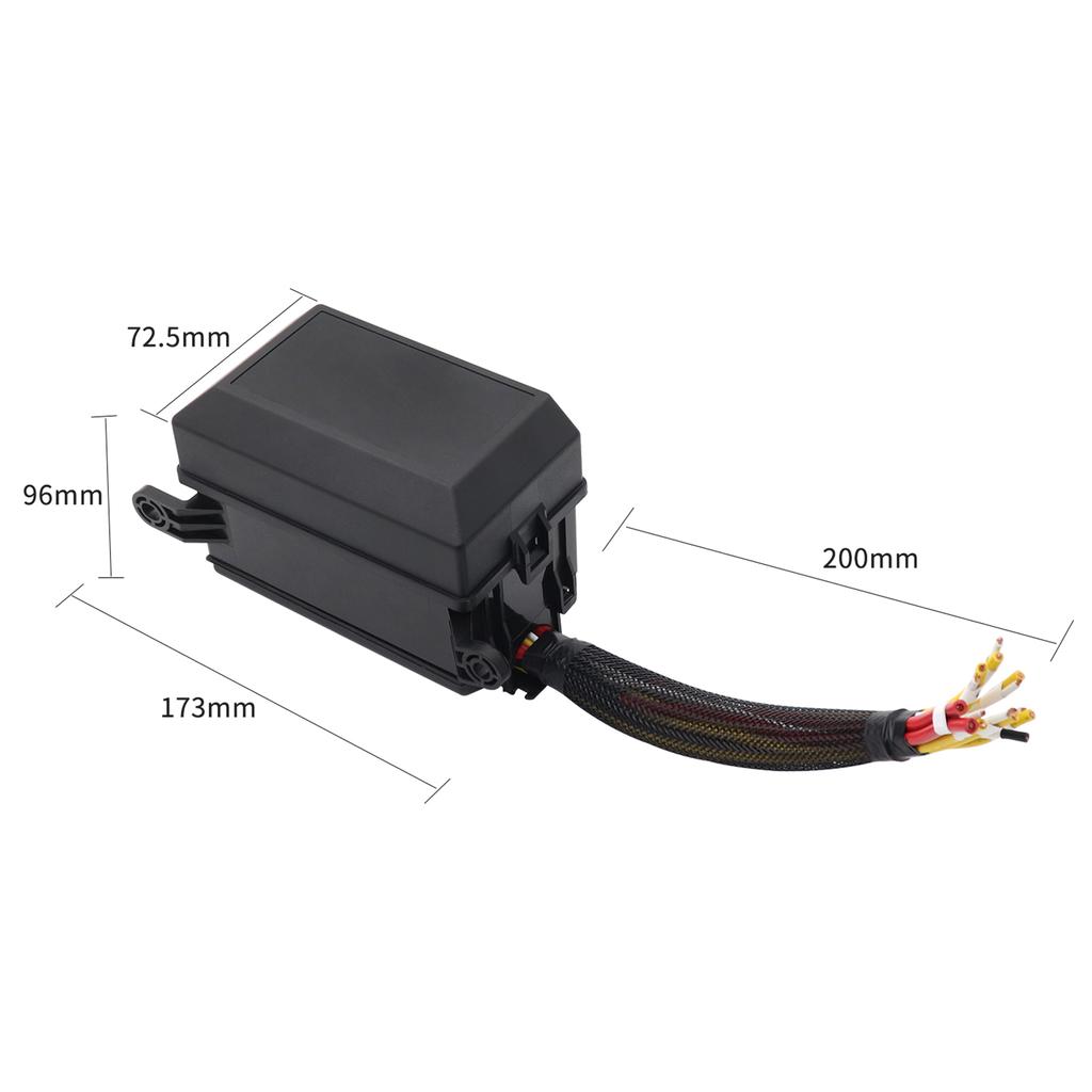 12 Volt Fuse Relay Block with 40A JD1914 Relays 4 Pin RTT7121 Relay Slots 6 ATCATO Fuse Holders