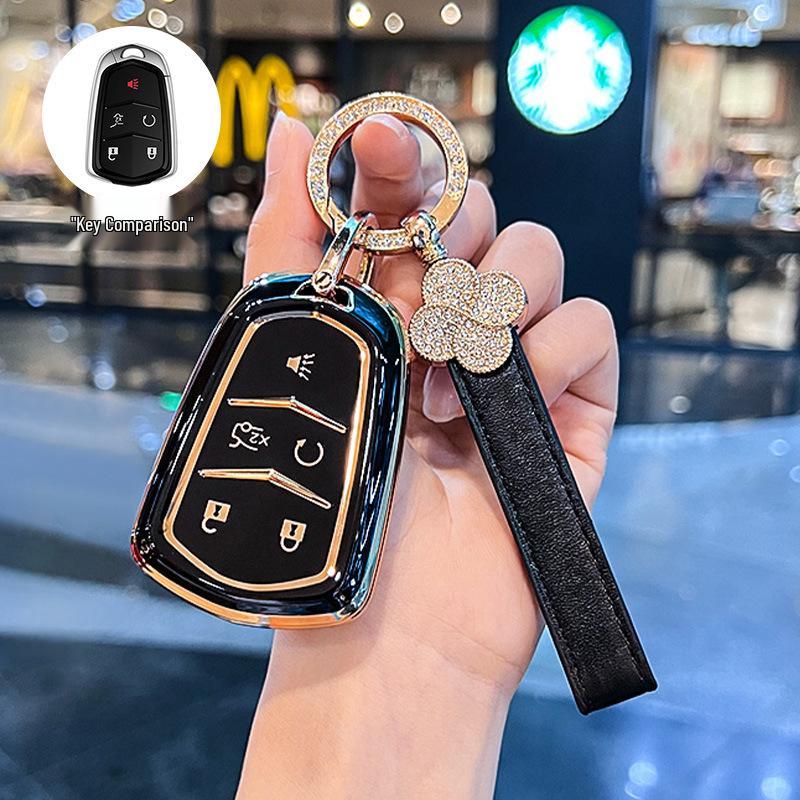 Cadillac Key Cover: XT5, XT4, CT5, CT6, XTS, XT6 Women's Buckle Shell Bag
